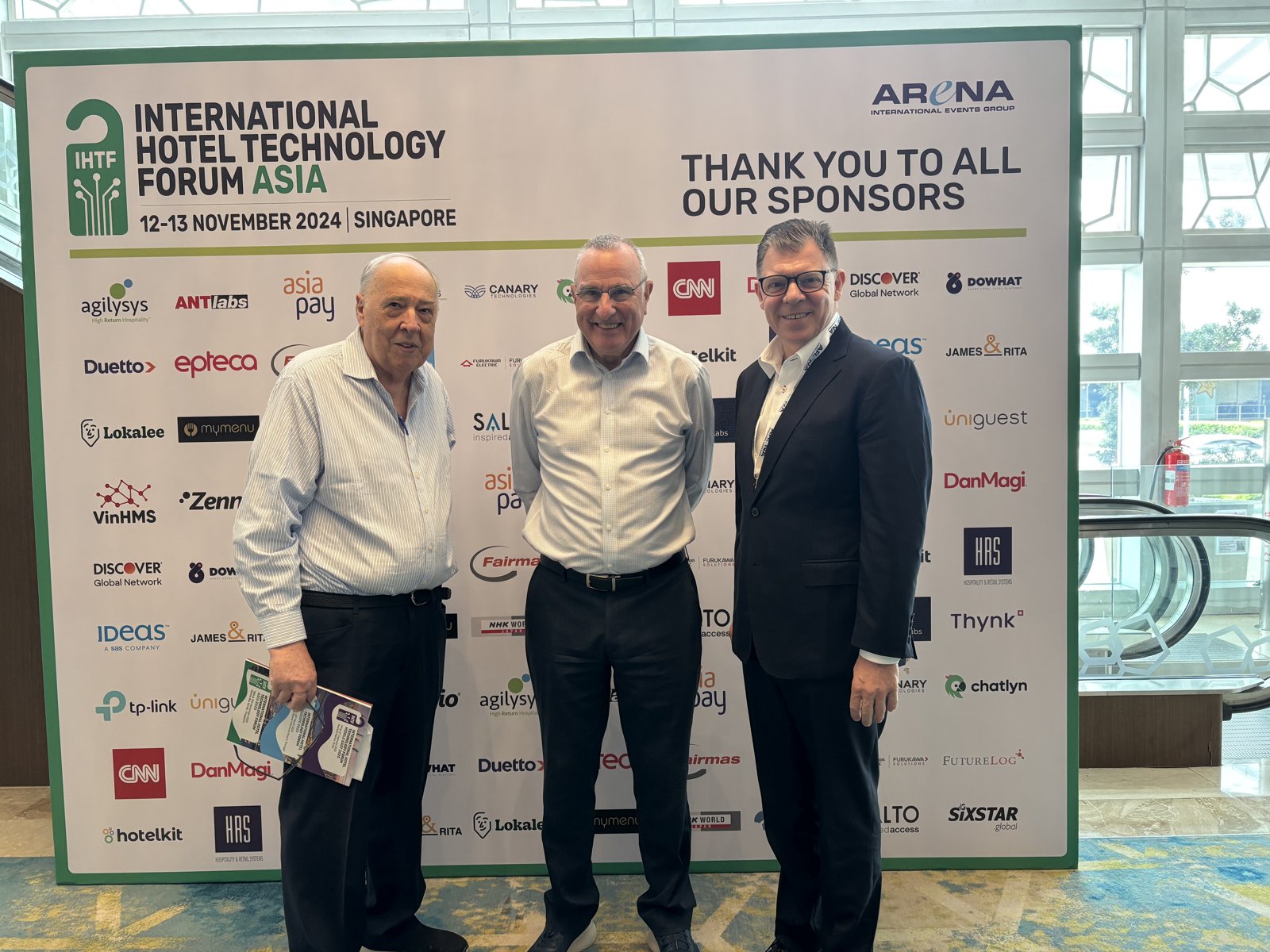 Martin at the International Hotel Technology Forum Asia, Singapore 2024